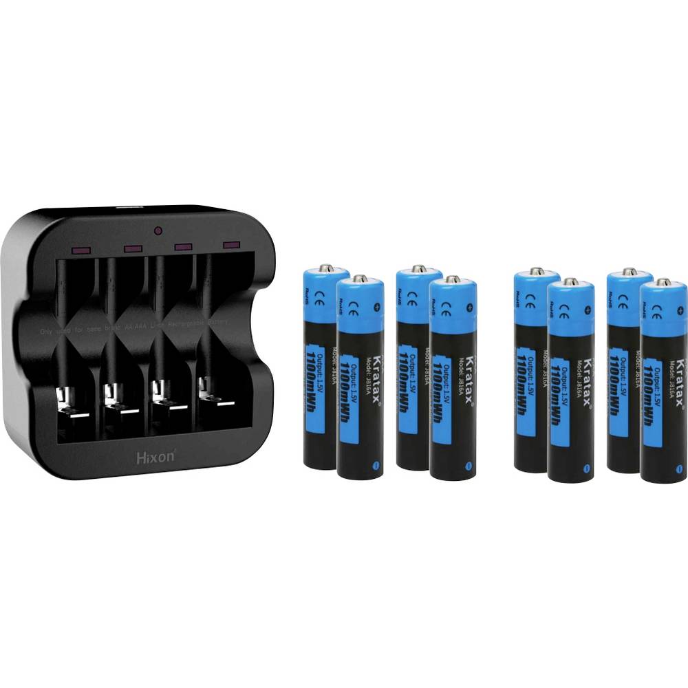 Hixon Q022 Batterijlader Li-ion AAA (potlood), AA (penlite)
