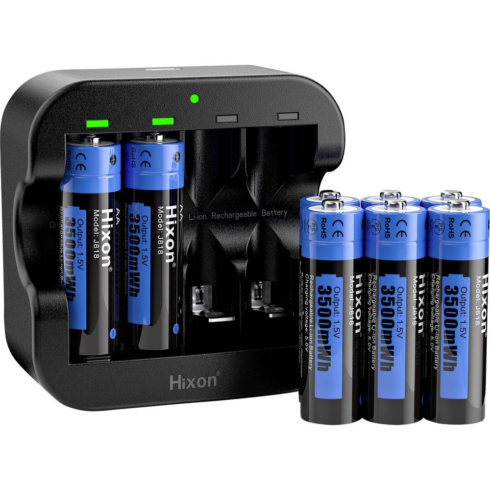 Hixon Q022 Batterijlader Li-ion AAA (potlood), AA (penlite)