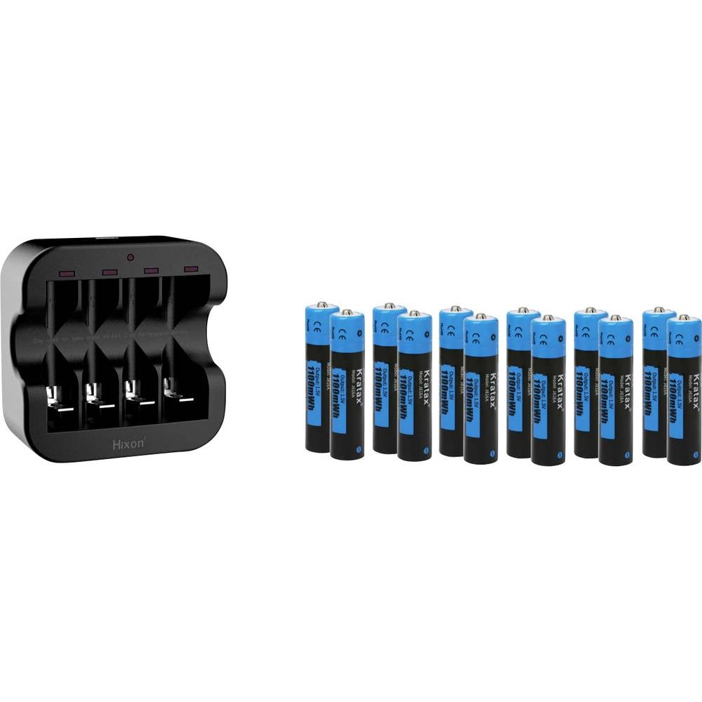 Hixon Q022 Batterijlader Li-ion AAA (potlood), AA (penlite)