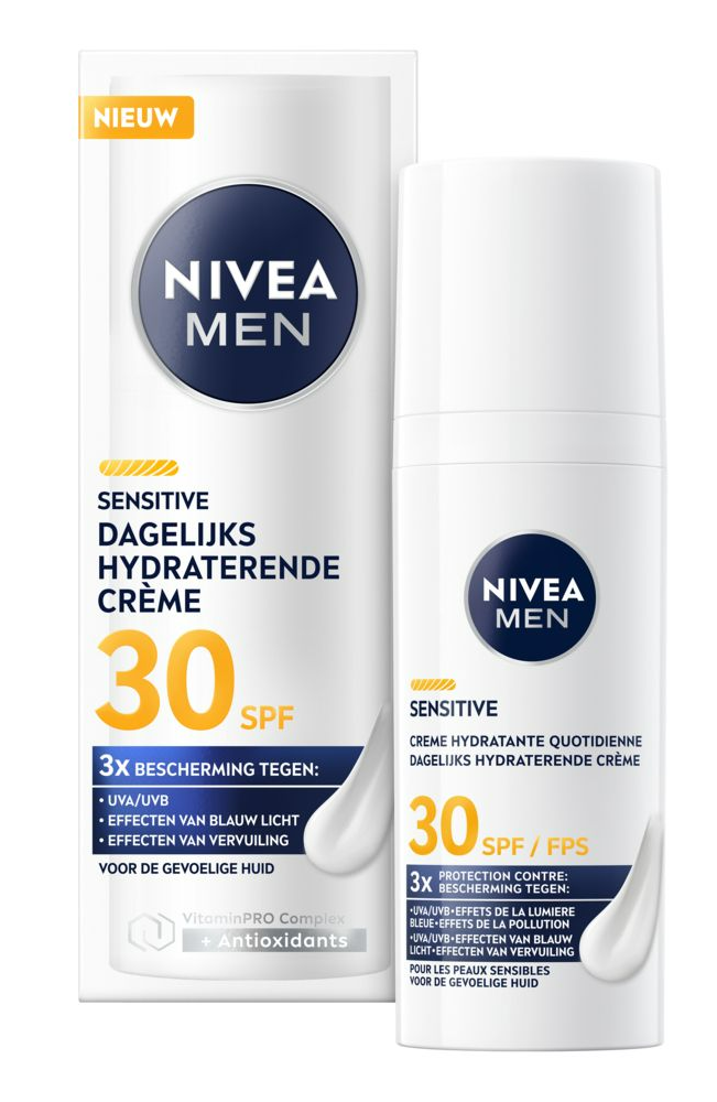 Nivea Men Sensitive Dagelijks Hydraterende Crème SPF30