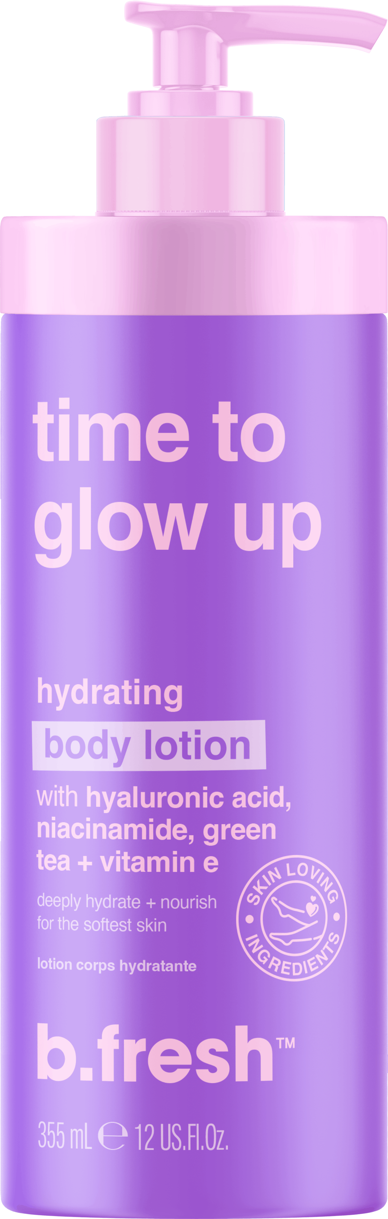 B.fresh Time To Glow Up Hydrating Bodylotion 355 ml