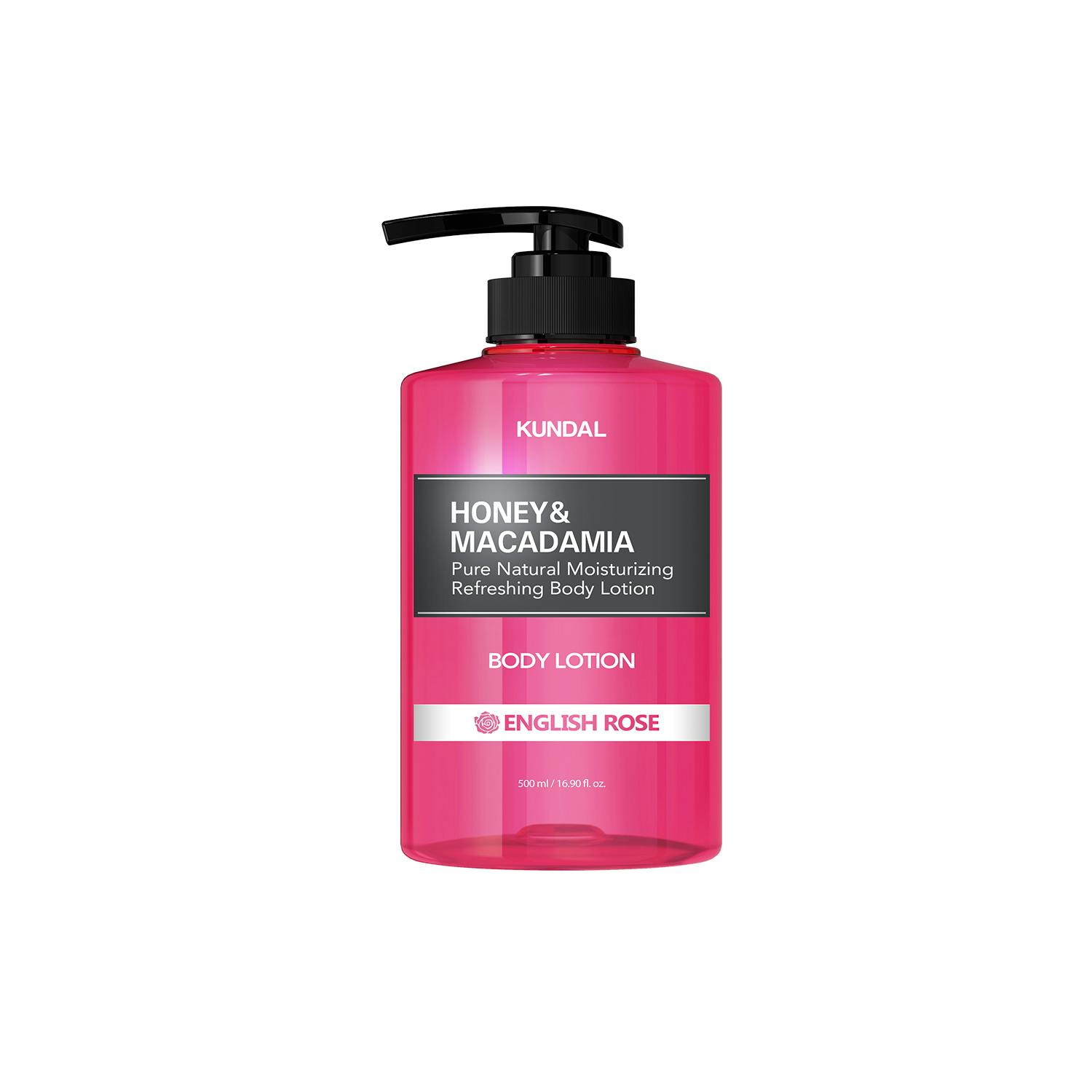 Kundal Honey & Macadamia Pure Body Lotion English Rose 500 ml