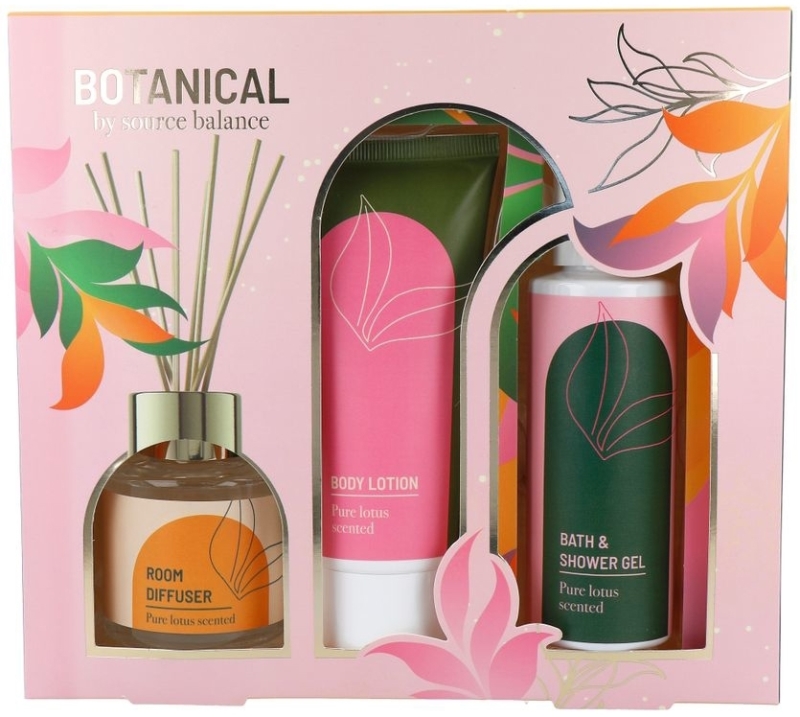 Source Balance Botanical badgeschenkset met diffuser 1 Set