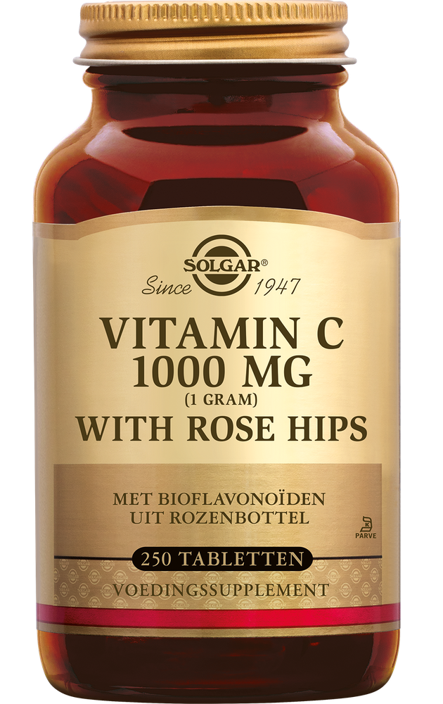 Solgar Vitamine C with Rose Hips (Rozenbottel) 1000 mg Tabletten
