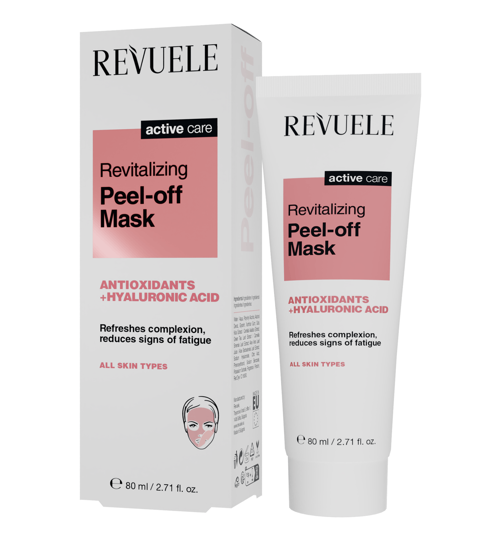 Revuele Active Care Revitalizing Peel-Off Mask 80 ml