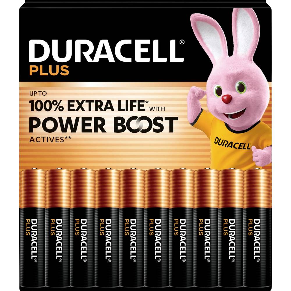 Duracell Plus Power Boost AAA batterij (potlood) Alkaline 1.5 V 40 stuk(s)