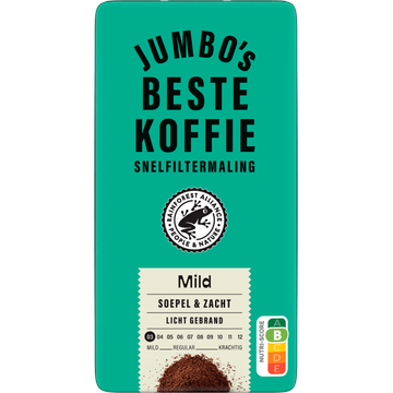 Jumbo's umbo's Beste Koffie Snelfiltermaling Mild 250 g