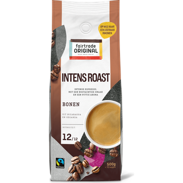Fair trade airtrade Original Intense Roast Bonen 500g bij Jumbo