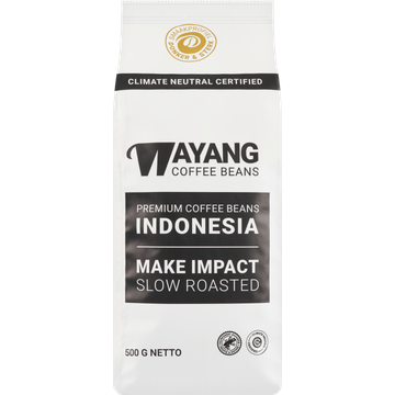 Wayang Coffee ayang Premium Coffee Beans Indonesia 500 g bij Jumbo
