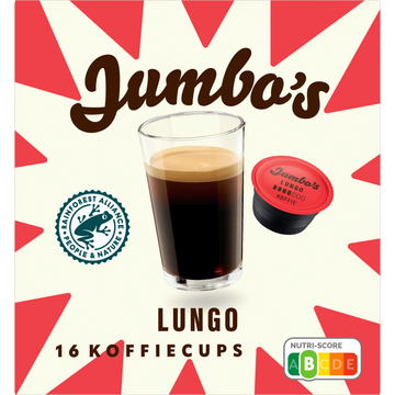 Jumbo's umbo's Lungo Koffiecups 16 Stuks
