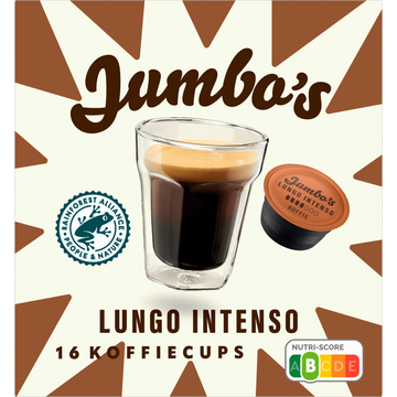 Jumbo's umbo's Lungo Intenso Koffiecups 16 Stuks