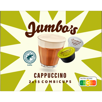 Jumbo's umbo's Dolce Gusto Cappuccino Koffiecups 2 x 15 Stuks