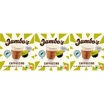 Jumbo's umbo Cappuccino Combicups 3 x 2 x 8 Combicups