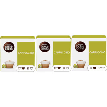 Nescafe escafe Dolce Gusto Cappuccino Koffiecups 3 x 34 Stuks bij Jumbo