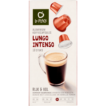 La Place a Place Lungo Intenso Koffiecups 10 Stuks bij Jumbo