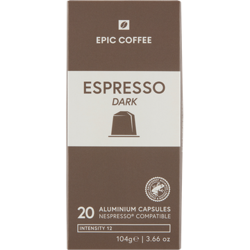 EPIC Coffee pic Coffee Espresso Dark Koffiecups 20 Stuks bij Jumbo