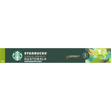 Starbucks tarbucks by Nespresso SingleOrigin Coffee Guatemala 10 Stuks 52 g bij Jumbo