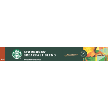 Starbucks tarbucks by Nespresso Breakfast Blend 10 Stuks 56 g bij Jumbo