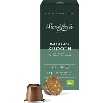 Simon Levelt imon Levelt Masterblend Smooth Gemalen Koffie in Capsules 10 Stuks 57 g bij Jumbo