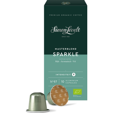 Simon Levelt imon Levelt Masterblend Sparkle Gemalen Koffie in Capsules 10 Stuks 55 g bij Jumbo