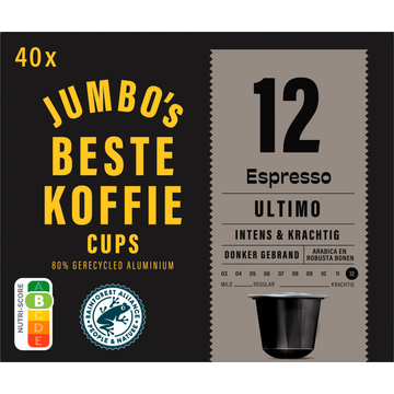 Jumbo's umbo's Espresso Ultimo Koffiecups 40 Stuks