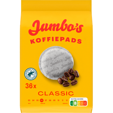 Jumbo's umbo's Koffiepads Classic 36 Stuks