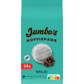 Jumbo's umbo's Koffiepads Mild 56 Stuks