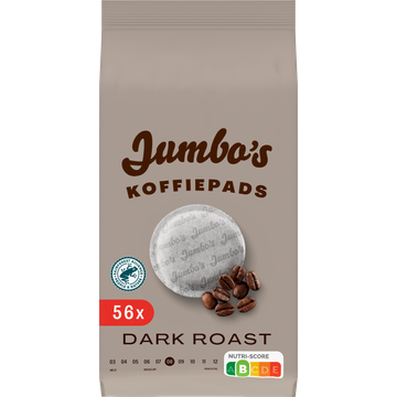 Jumbo's umbo Koffiepads Dark Roast 56 Stuks 386,4 g