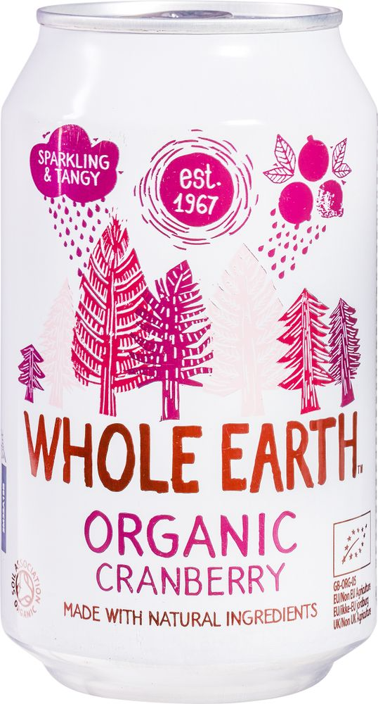 Whole Earth Organic Cranberry Soda