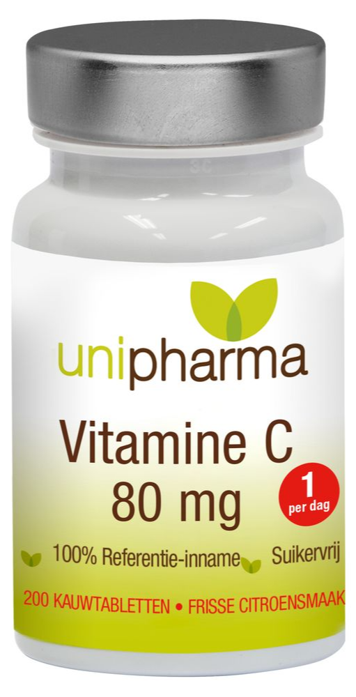 Unipharma Vitamine C 80mg Kauwtabletten