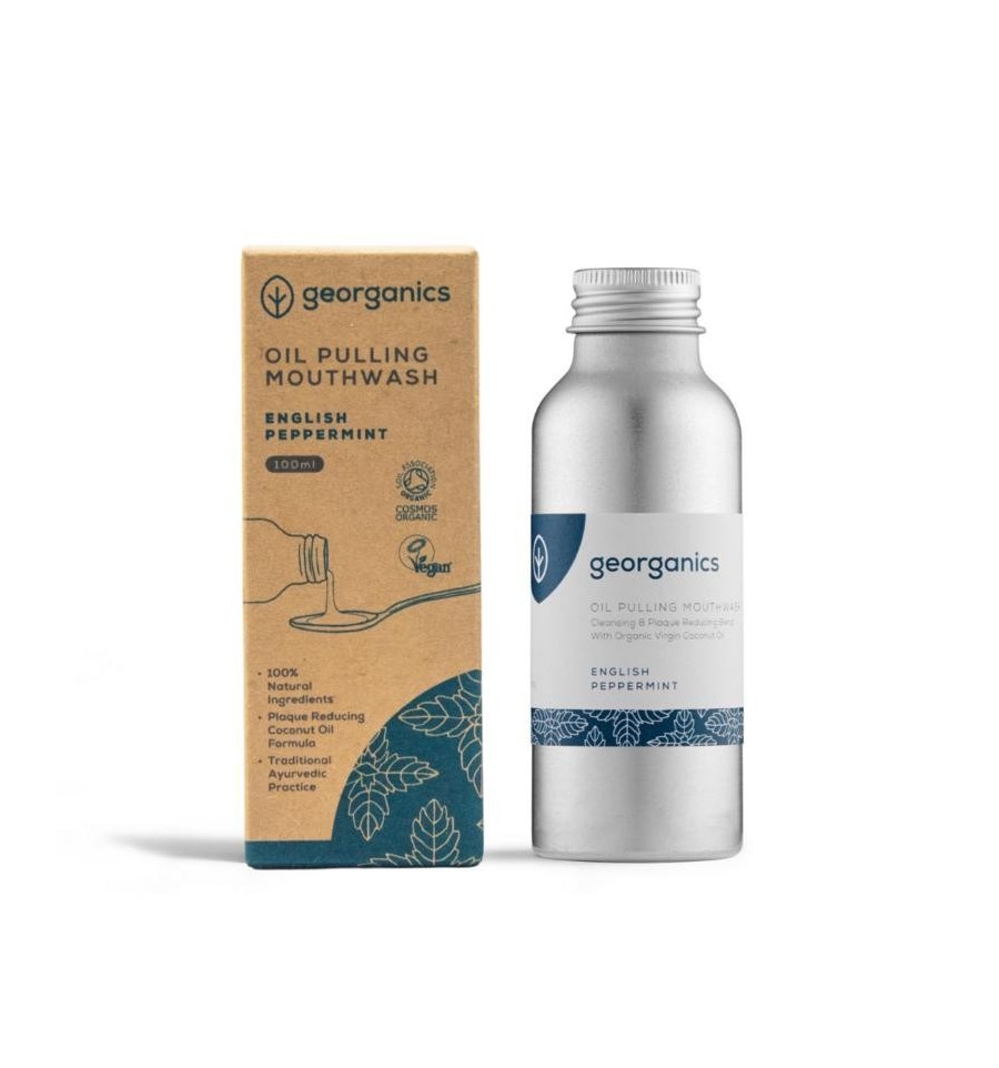 Georganics Oilpulling mouthwash english peppermint