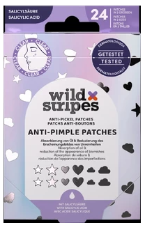 Wild stripes Anti-pimple patches holo clear 24 Stuks