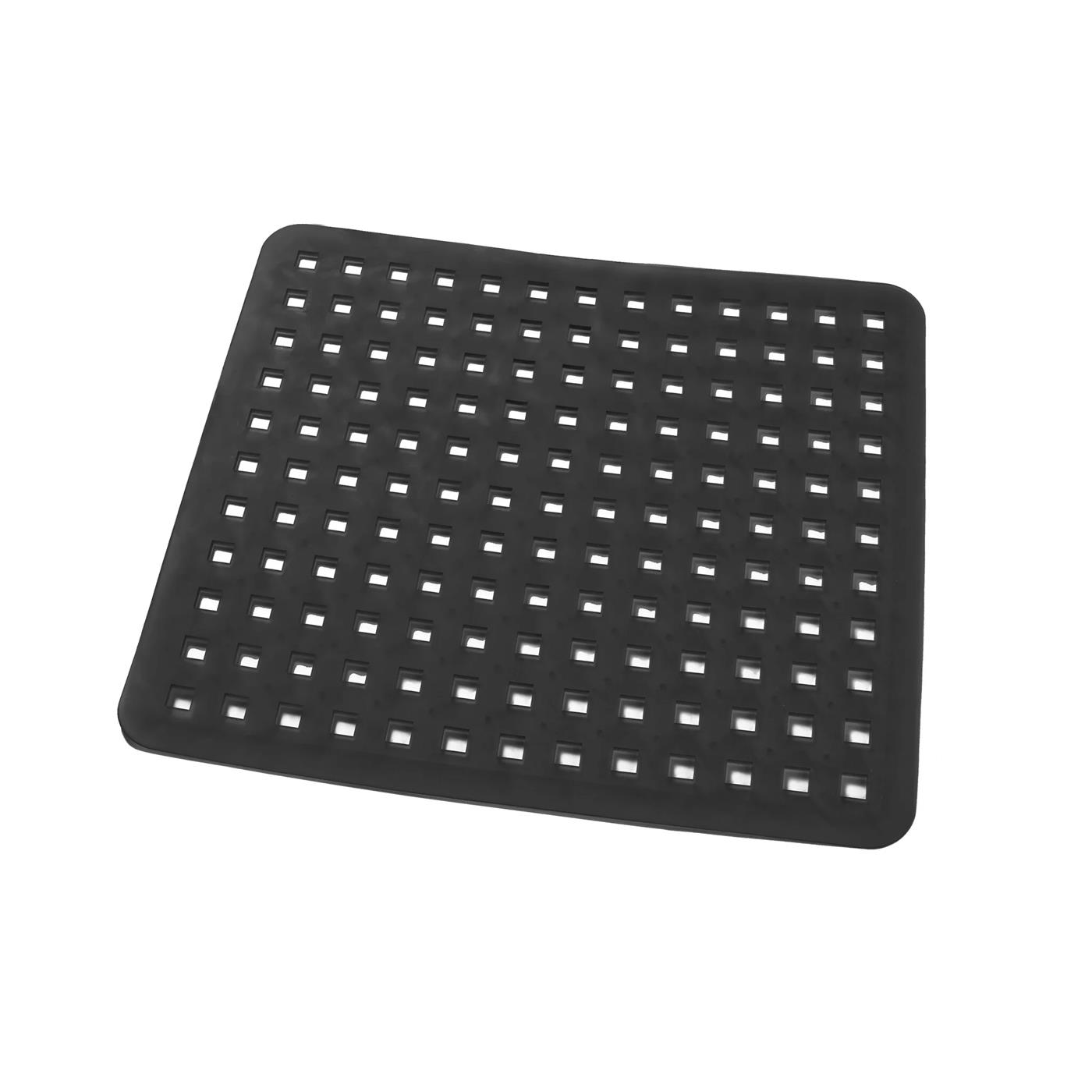 Merkloos Gootsteenmat Lavello zwart 28x31,5cm