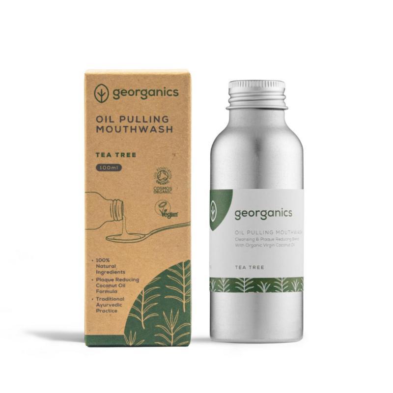 Georganics Oilpulling mouthwash tea tree 100 ML