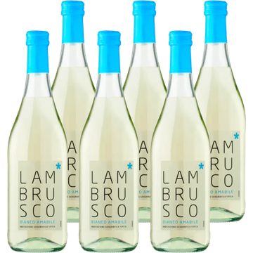 Lambrusco ambrusco Bianco Amabile 6 x 750 ml bij Jumbo
