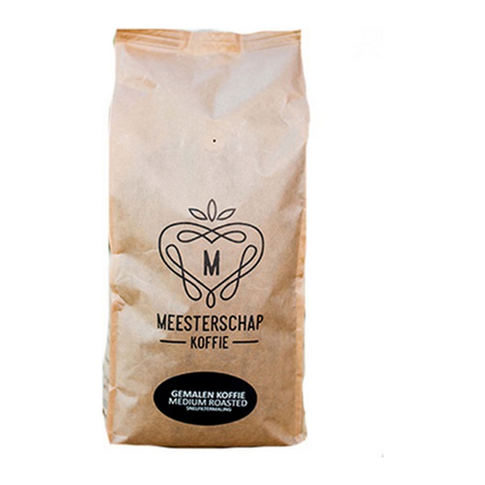 Meesterschap | Snelfilter koffie | Medium Roast | Blik 8 x 1 kg