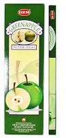 LalaShops HEM Wierook - Green Apple - Slof / Voordeelbox (6 Pakjes / 120 stokjes)