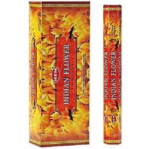 LalaShops HEM Wierook - Indian Flower - Slof / Voordeelbox (6 Pakjes / 120 stokjes)