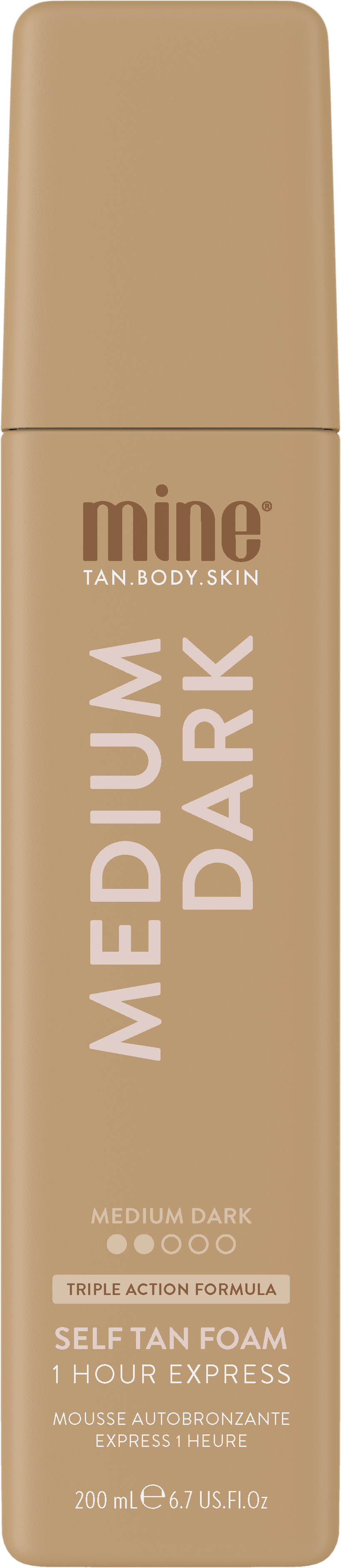MineTan Medium Dark Self Tan Foam 200 ml