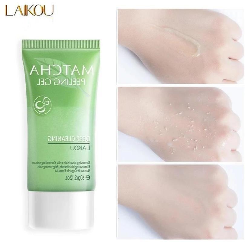 I-Beautiful LAIKOU Matcha Exfoliërende Peeling Gel Facial Scrub Hydraterende Whitening Voedende Reparatie Scrubs Gezichtscrème Huidverzorging 60g