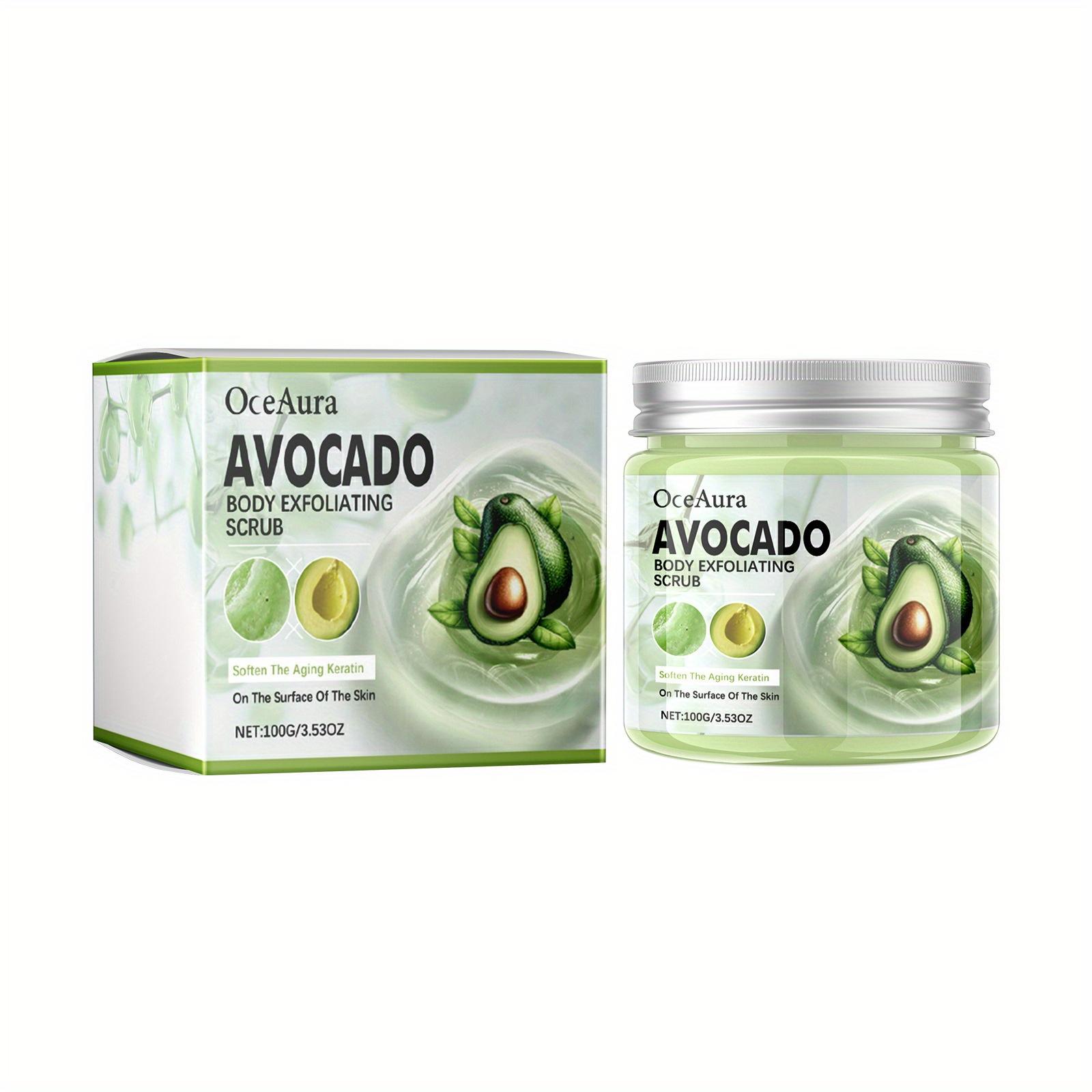 So Sweet Beauty Avocado Body Scrub voor het reinigen, exfoliëren van dode huidcellen, zachte, gladde en verhelderende huid 100g