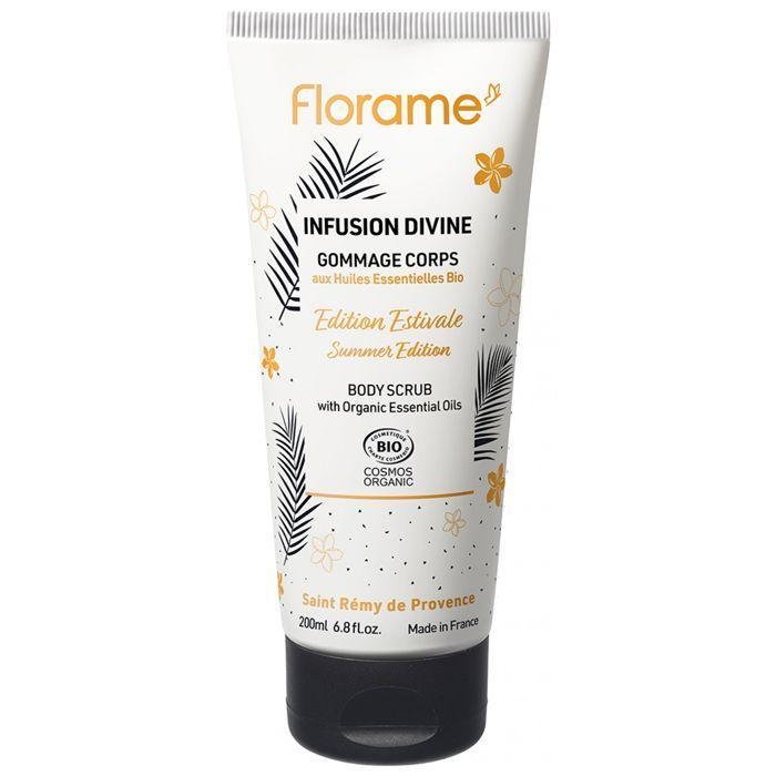 Parasanteonline Gommage Corps - Florame - Infusion Divine - 200ml - Exfoliation efficace - Parfum naturel