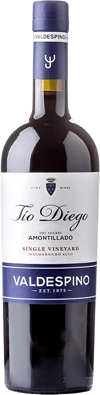 Valdespino Amontillado Dry Sherry Tio Diego Single Vineyard Marcharnudo Alto