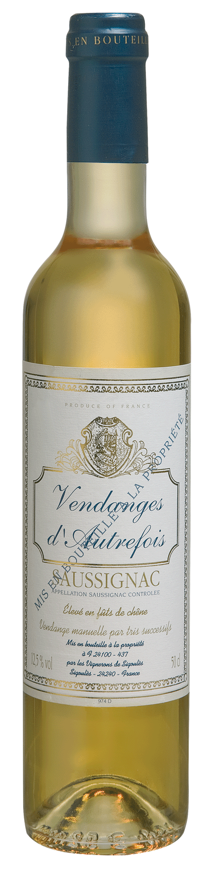 Vendanges d'Autrefois Saussignac (50 cl.)
