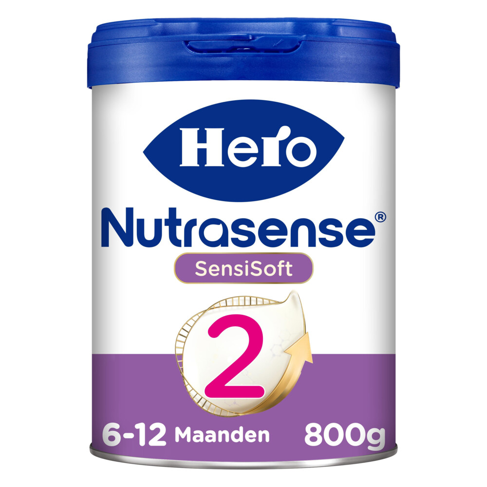 Hero Nutrasense 2x  SensiSoft 2 Opvolgmelk (6-12 mnd) 800 gr
