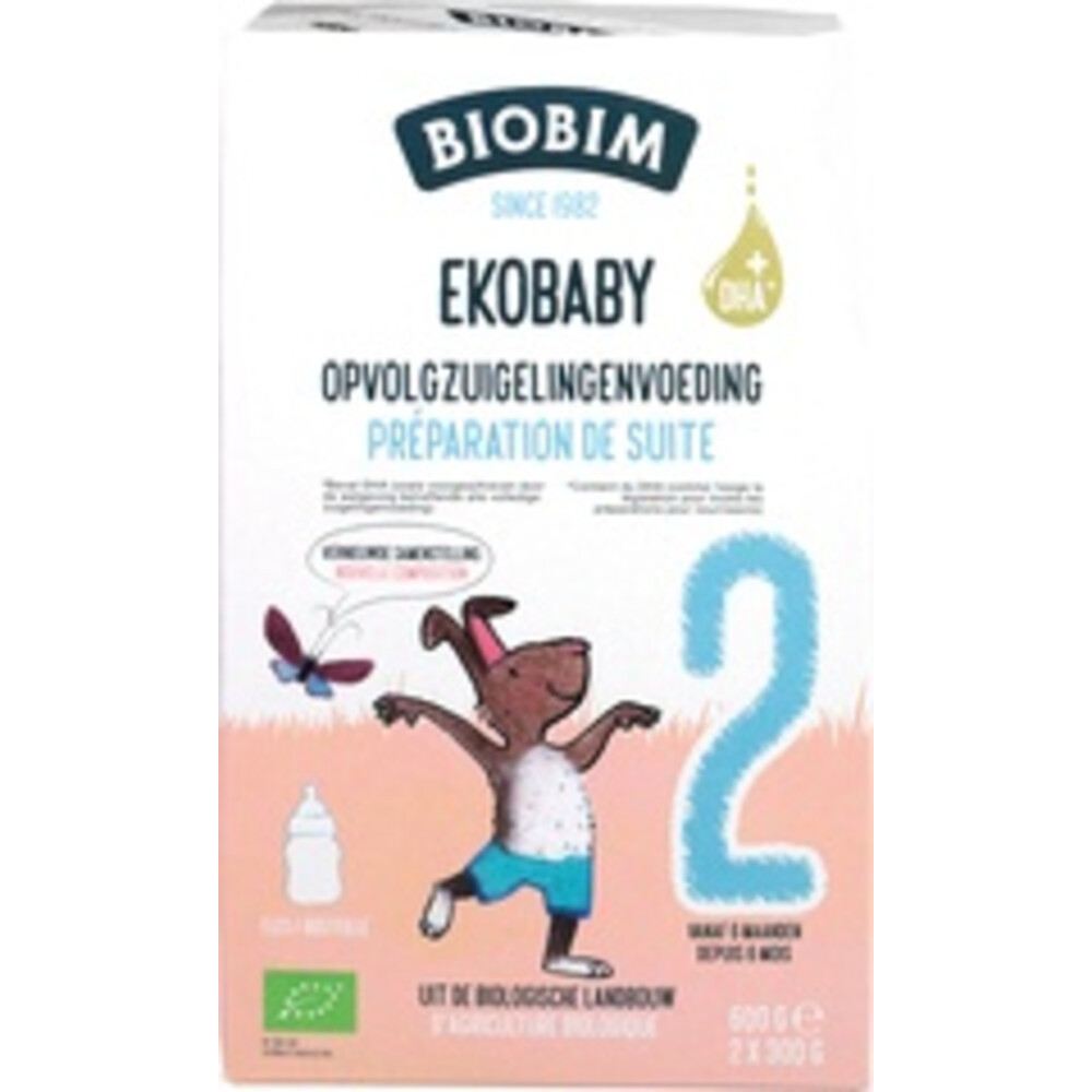 Biobim 3x  Zuigelingenvoeding 6+ mnd Ekobaby 2 600 gr