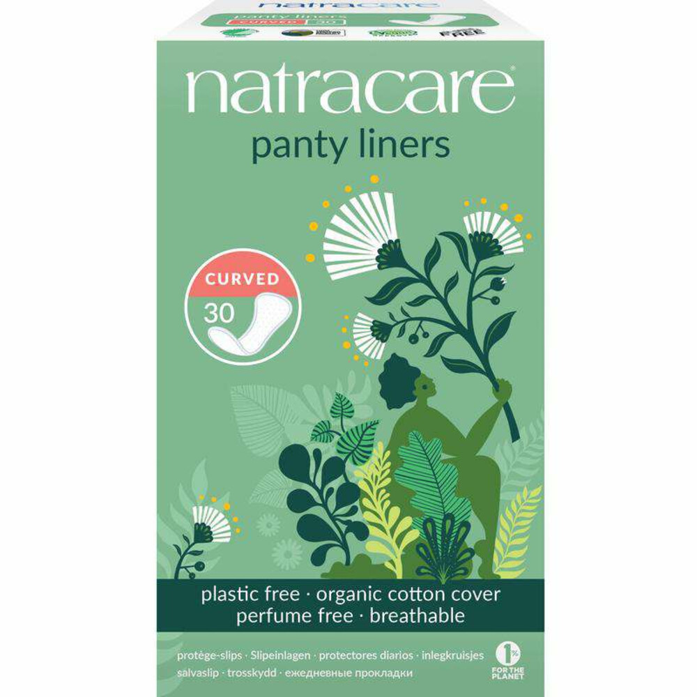 Natracare 4x  Inlegkruisjes Gebogen 30 stuks
