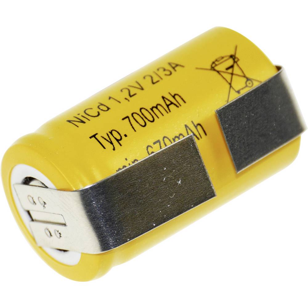 Mexcel Speciale oplaadbare batterij 2/3 A NiCd 1.2 V 700 mAh