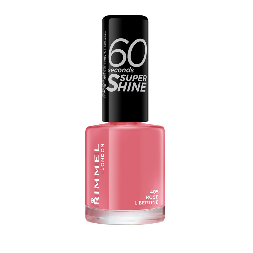 Rimmel 3x  Nagellak 60 Seconds SuperShine 405 Rose Libertine 8 ml