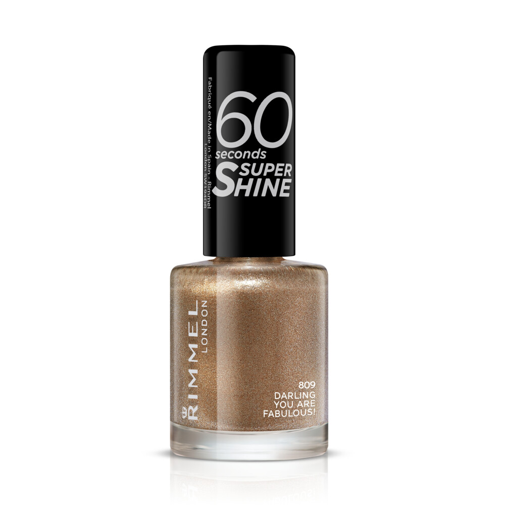 Rimmel 3x  Nagellak 60 Seconds SuperShine 809 Darling, You Are Fabulous! 8 ml